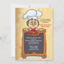 Zoek naar italiaanse kok uitnodigingen Katoenlams