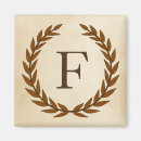 Recherche de laurier magnets Monogramme