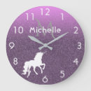 Recherche de unicorn horloges Violet
