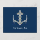 Zoek naar blauw anker briefkaarten Marine