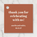 Recherche de mariage étiquettes cadeau Typographie