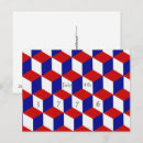 Recherche de trois dimensions vœux cartes Blanc