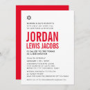 Recherche de rouge blanc noir invitations Minimaliste
