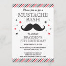 Recherche de moustache bash invitations Enfants