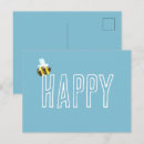 Recherche de abeille heureuse cartes postales Pour tous