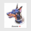 Recherche de dobermann autocollants Chien