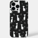 Recherche de chat noir et blanc iphone coques Motif