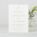 Recherche de doux mariage invitations Classique