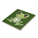 Recherche de grenouilles drôles carreaux Grenouille verte