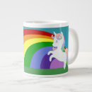 Recherche de licorne arc en ciel tasses Coloré