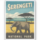 Recherche de safari africain autocollants Nature