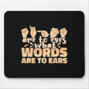 Recherche de signe main tapis souris Sensibilisation