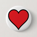 Recherche de coeurs rouges badges Amour
