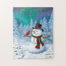 Recherche de oiseau de neige puzzles Paysage hivernal