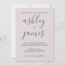 Recherche de purple mariage invitations Intemporel