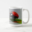 Zoek naar zwarte vlekken mokken Ladybug