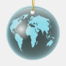 Recherche de globe ornements Pays