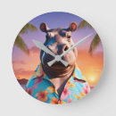 Recherche de hippopotame horloges Drôle