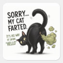 Zoek naar katten humor stickers Grappige kat