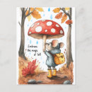 Recherche de parapluie rouge cartes postales Automne