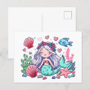 Zoek naar mermaid briefkaarten Krachtens het zee