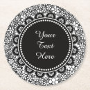 Recherche de main dessous de verres Floral