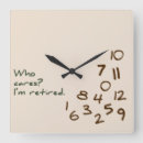 Recherche de humour de retraite horloges Retiré