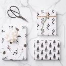 Recherche de hiver papier cadeau Tendance