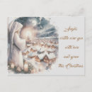 Recherche de ange avec la bougie cartes postales Religieux