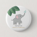 Recherche de baby shower éléphant badges Safari