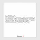 Recherche de petit chien blanc autocollants Animal