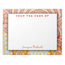 Recherche de mandalas blocsnotes Rouge