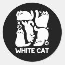 Recherche de silhouettes de chat autocollants Cats