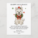 Recherche de noël westie cartes postales Amoureux des chiens