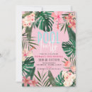 Recherche de hawaii anniversaire invitations Floral