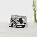 Recherche de automobile vintage vœux cartes Modèle