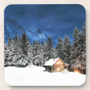 Recherche de montagnes dessous de verres Cabine