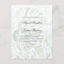 Recherche de feuille monstera invitations Couple