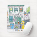 Recherche de graphisme tapis souris Rue sesame