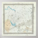 Recherche de carte céleste posters Gravé