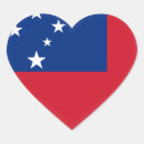 Recherche de samoan autocollants Drapeau