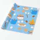 Recherche de feu de camp papier cadeau Marshmallow