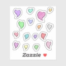 Zoek naar doorzichtige stickers Schattig