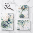Recherche de succulents papier cadeau Vert sauge