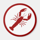 Recherche de homard magnets Rouge