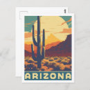 Zoek naar vintage arizona briefkaarten Illustratie