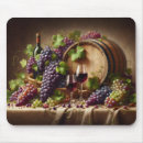 Recherche de vin rouge tapis souris Raisins