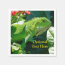 Zoek naar exotische dieren servetten Reptiel