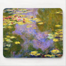 Recherche de nénuphars monet tapis souris Fleurs