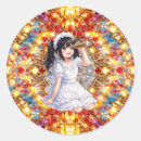 Recherche de motifs de mandala autocollants Motif coloré